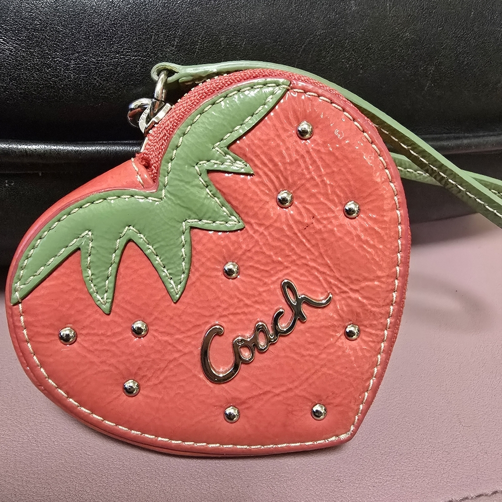 Coach Strawberry Coin Purse